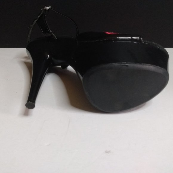 Ellie pointed stiletto heels size 7 butterfly embordered design 6" tall - Picture 6 of 6